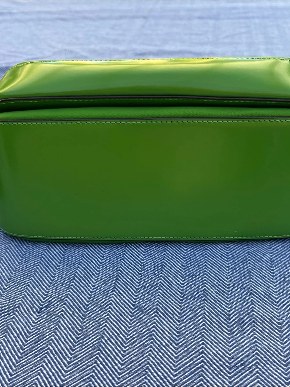 Kate Spade Green Leather and Nylon Crossbody Bag